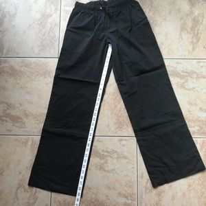 Black scrub pants